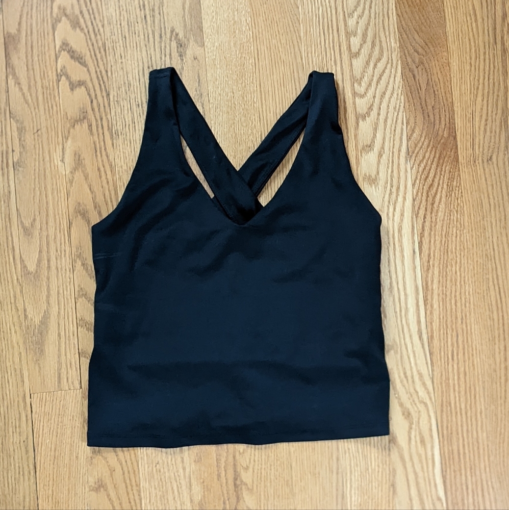 Girlfriend Collective cross back tank top